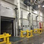 Vertical Lift Steel 2-Leaf Dock Doors