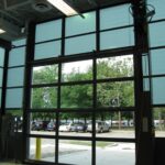 Vertical Lift Glass 2-Leaf Door, interior view