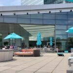 Bi-Part 40' x 16' Glass Door - open